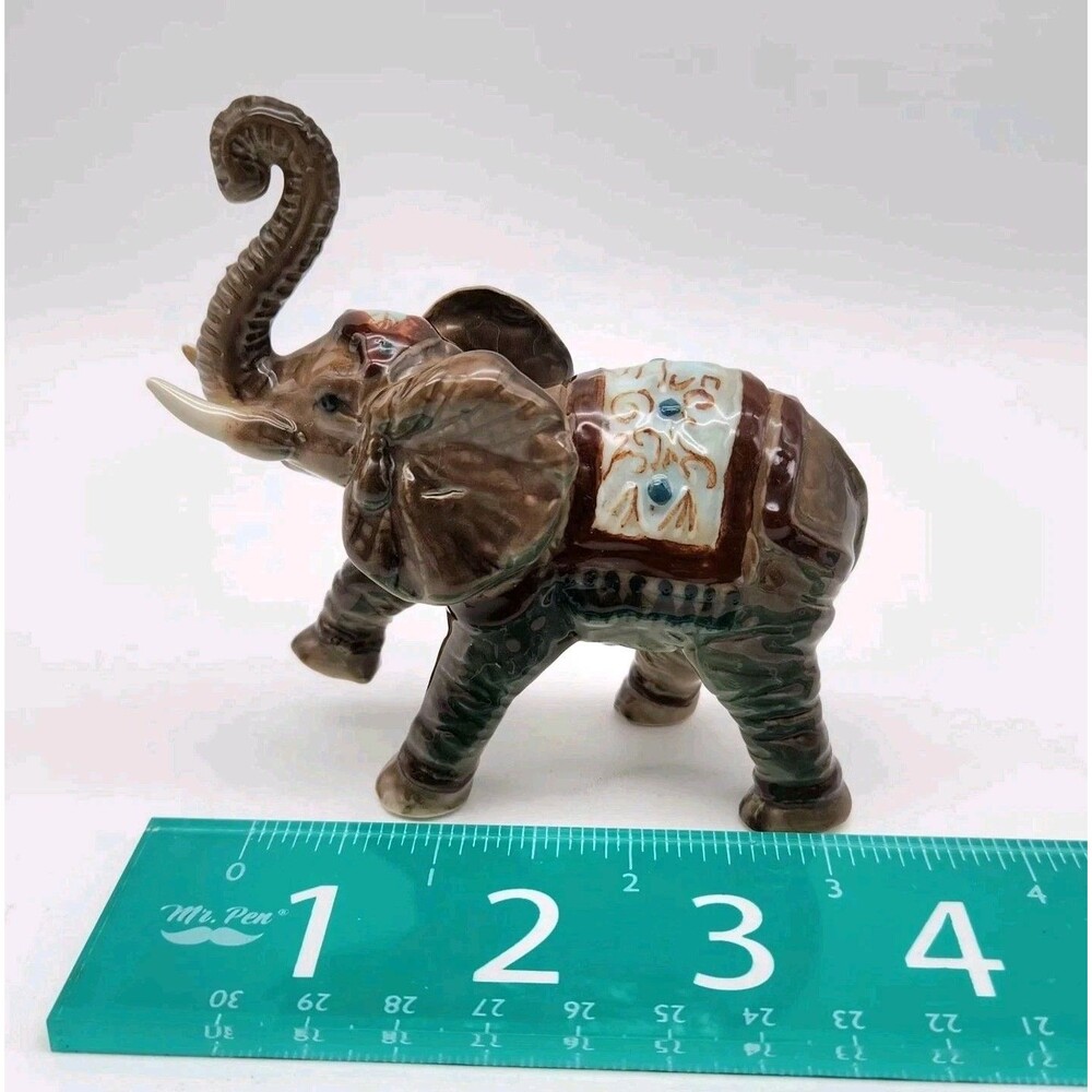 Ceramic Elephant Figurine Statue by HERCO Collection Designed by Faith NWOT